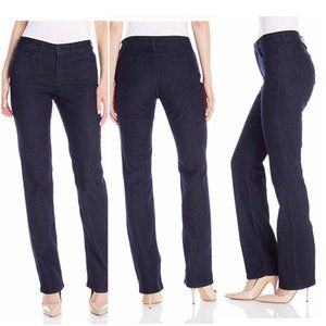 NYDJ Marilyn Straight Leg in Dark Wash Size 6